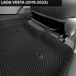 3D коврики EVA с бортами Lada Vesta седан, универсал (2015-2022)