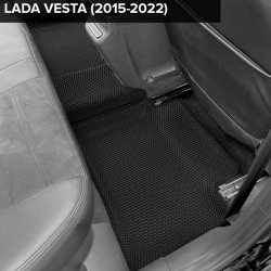 3D коврики EVA с бортами Lada Vesta седан, универсал (2015-2022)