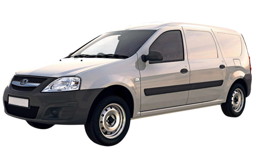 3D коврики EVA с бортами в салон на Lada Largus фургон (2012-н.в)