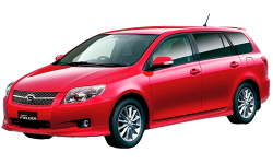 2D коврики EVA в салон и багажник на Toyota Corolla Fielder X E140 4WD, правый руль (2006-2012)