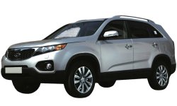 2D коврики EVA в салон и багажник на Kia Sorento II 7 мест (2009-2012)